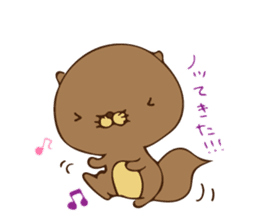 The sea otter singing a cappella sticker #6043183