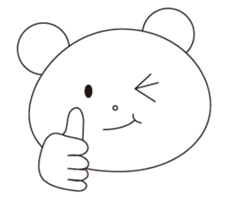 kawaii polar bear sticker No.10 sticker #6043442