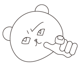 kawaii polar bear sticker No.10 sticker #6043453