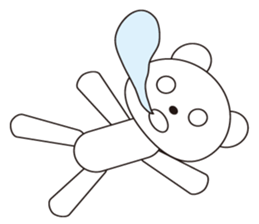 kawaii polar bear sticker No.10 sticker #6043458