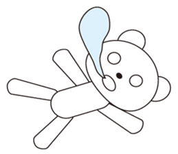 kawaii polar bear sticker No.10 sticker #6043458