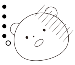 kawaii polar bear sticker No.10 sticker #6043462