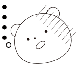 kawaii polar bear sticker No.10 sticker #6043462