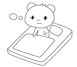 kawaii polar bear sticker No.10 sticker #6043478