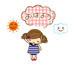 The cute girl Hana sticker #6043480