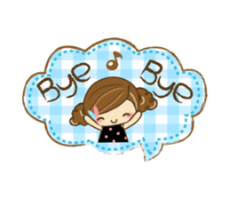 The cute girl Hana sticker #6043483