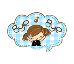 The cute girl Hana sticker #6043483