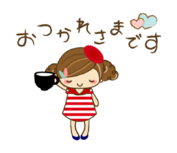 The cute girl Hana sticker #6043487