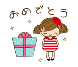 The cute girl Hana sticker #6043492