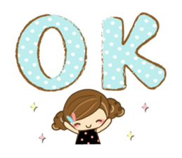 The cute girl Hana sticker #6043494