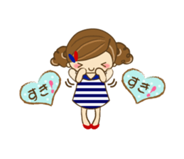 The cute girl Hana sticker #6043498
