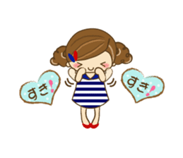 The cute girl Hana sticker #6043498