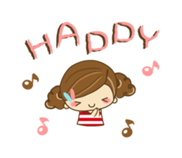 The cute girl Hana sticker #6043500