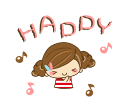 The cute girl Hana sticker #6043500