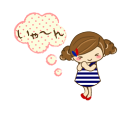 The cute girl Hana sticker #6043508