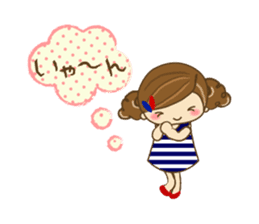 The cute girl Hana sticker #6043508