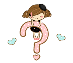 The cute girl Hana sticker #6043512