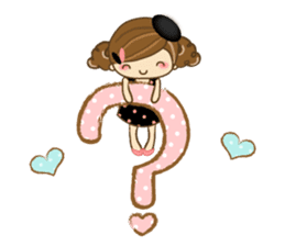 The cute girl Hana sticker #6043512