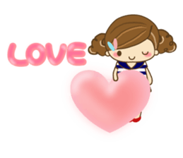 The cute girl Hana sticker #6043515