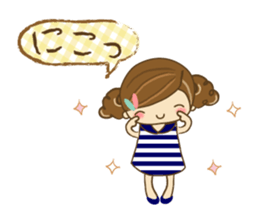 The cute girl Hana sticker #6043518