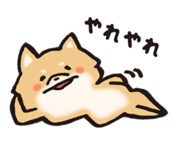 Brown fluffy dog sticker #6043695