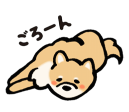 Brown fluffy dog sticker #6043699