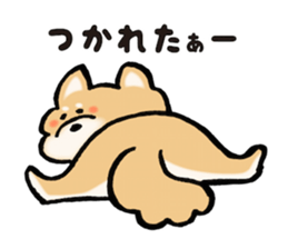 Brown fluffy dog sticker #6043701