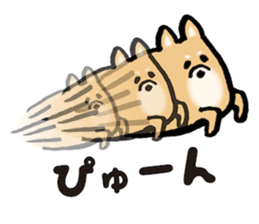 Brown fluffy dog sticker #6043715