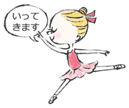 Happy Ballerina sticker #6043926