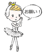 Happy Ballerina sticker #6043931