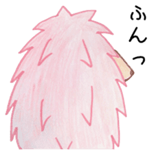 Pink Hedgehog sticker #6044133