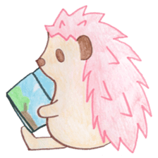 Pink Hedgehog sticker #6044150