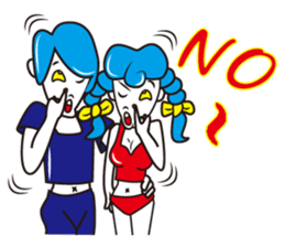 Heavy machine hotties sticker #6044179