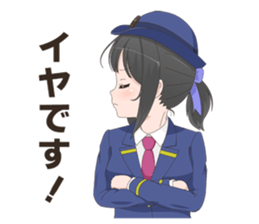 Uniform girls(for Railway company) sticker #6044484