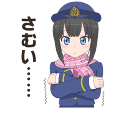 Uniform girls(for Railway company) sticker #6044487