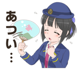 Uniform girls(for Railway company) sticker #6044488
