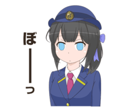 Uniform girls(for Railway company) sticker #6044507