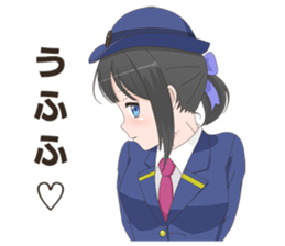 Uniform girls(for Railway company) sticker #6044512