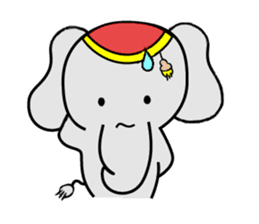 Elephant from Land of smile Thailand sticker #6045324