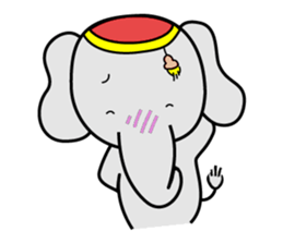 Elephant from Land of smile Thailand sticker #6045325