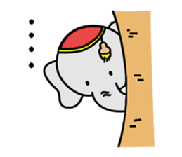 Elephant from Land of smile Thailand sticker #6045333