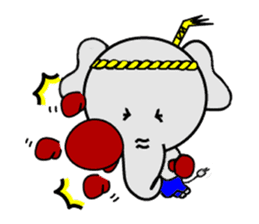Elephant from Land of smile Thailand sticker #6045334