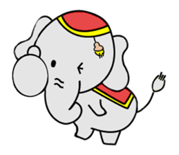 Elephant from Land of smile Thailand sticker #6045336