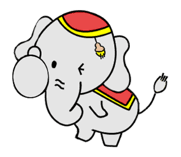 Elephant from Land of smile Thailand sticker #6045336