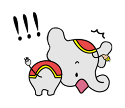 Elephant from Land of smile Thailand sticker #6045338