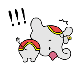Elephant from Land of smile Thailand sticker #6045338