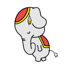 Elephant from Land of smile Thailand sticker #6045339