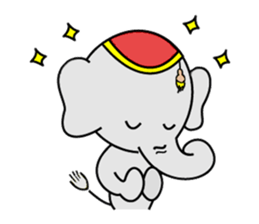 Elephant from Land of smile Thailand sticker #6045340