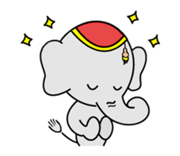 Elephant from Land of smile Thailand sticker #6045340