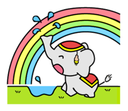 Elephant from Land of smile Thailand sticker #6045343